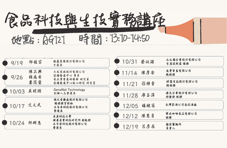 113-1 食品科技與生技實務講座